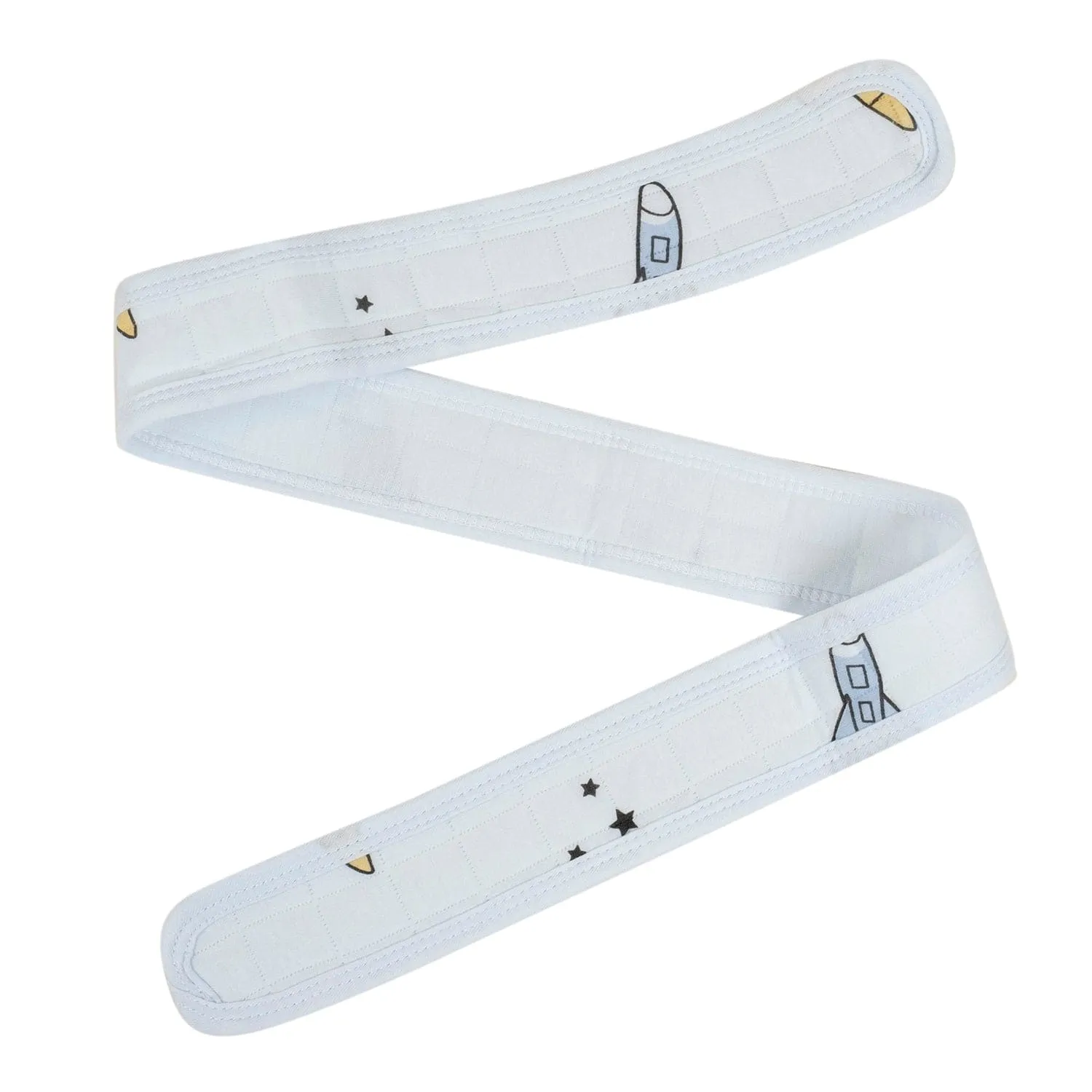 Baby Moo Aeroplane Soft Warm Hooded Wrapper - White