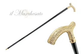 Elegant walking stick - Goldplated 24K