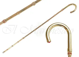 Exclusive "ilMarchesato" Walking stick - Goldplated 24K