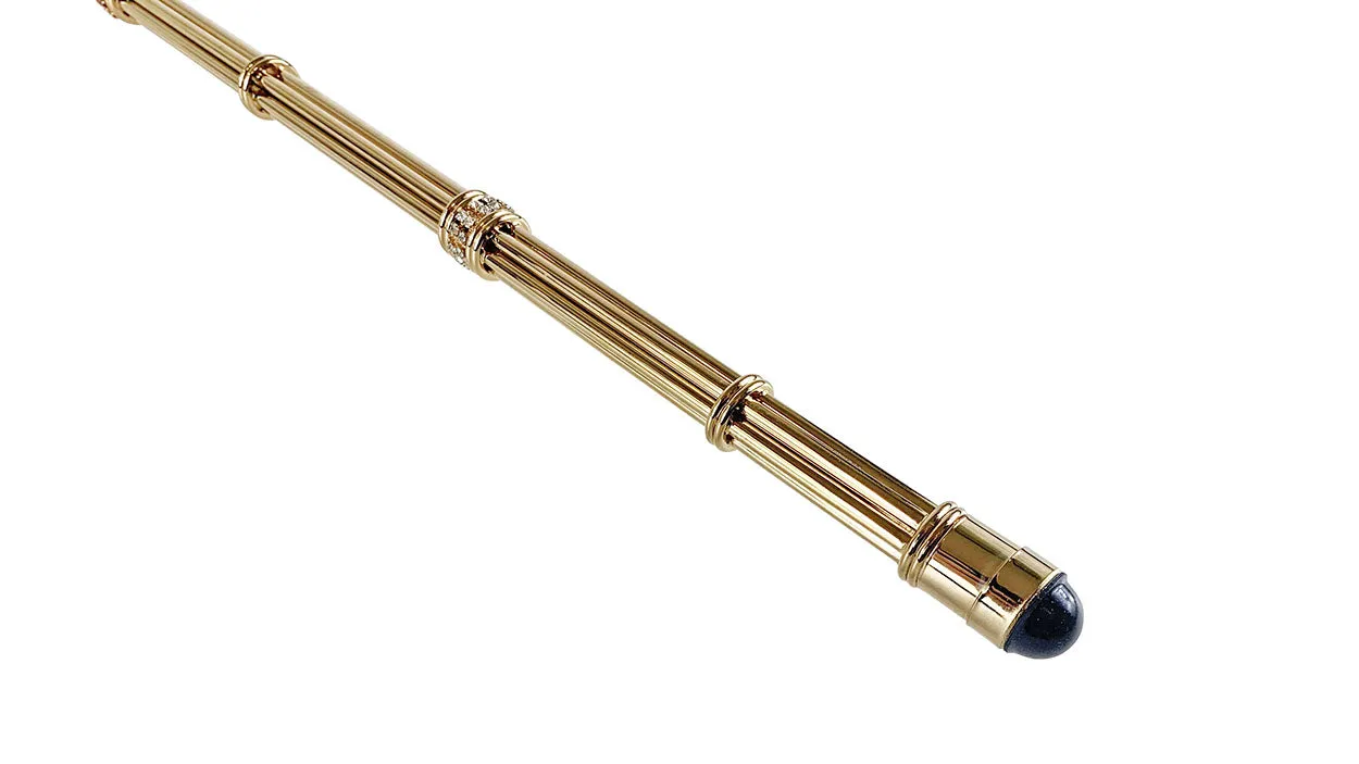 Exclusive "ilMarchesato" Walking stick - Goldplated 24K
