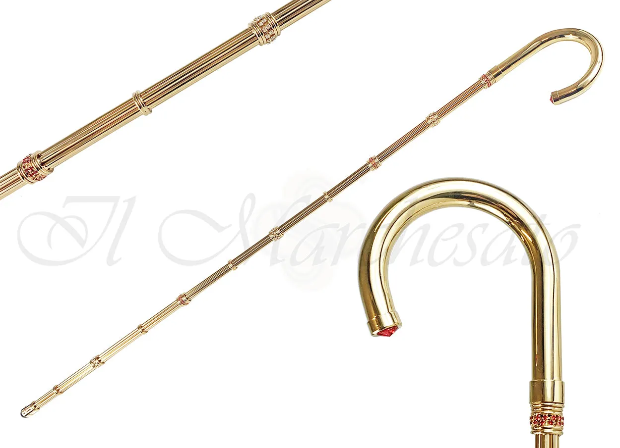 Exclusive "ilMarchesato" Walking stick - Goldplated 24K