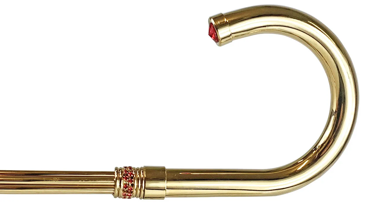 Exclusive "ilMarchesato" Walking stick - Goldplated 24K