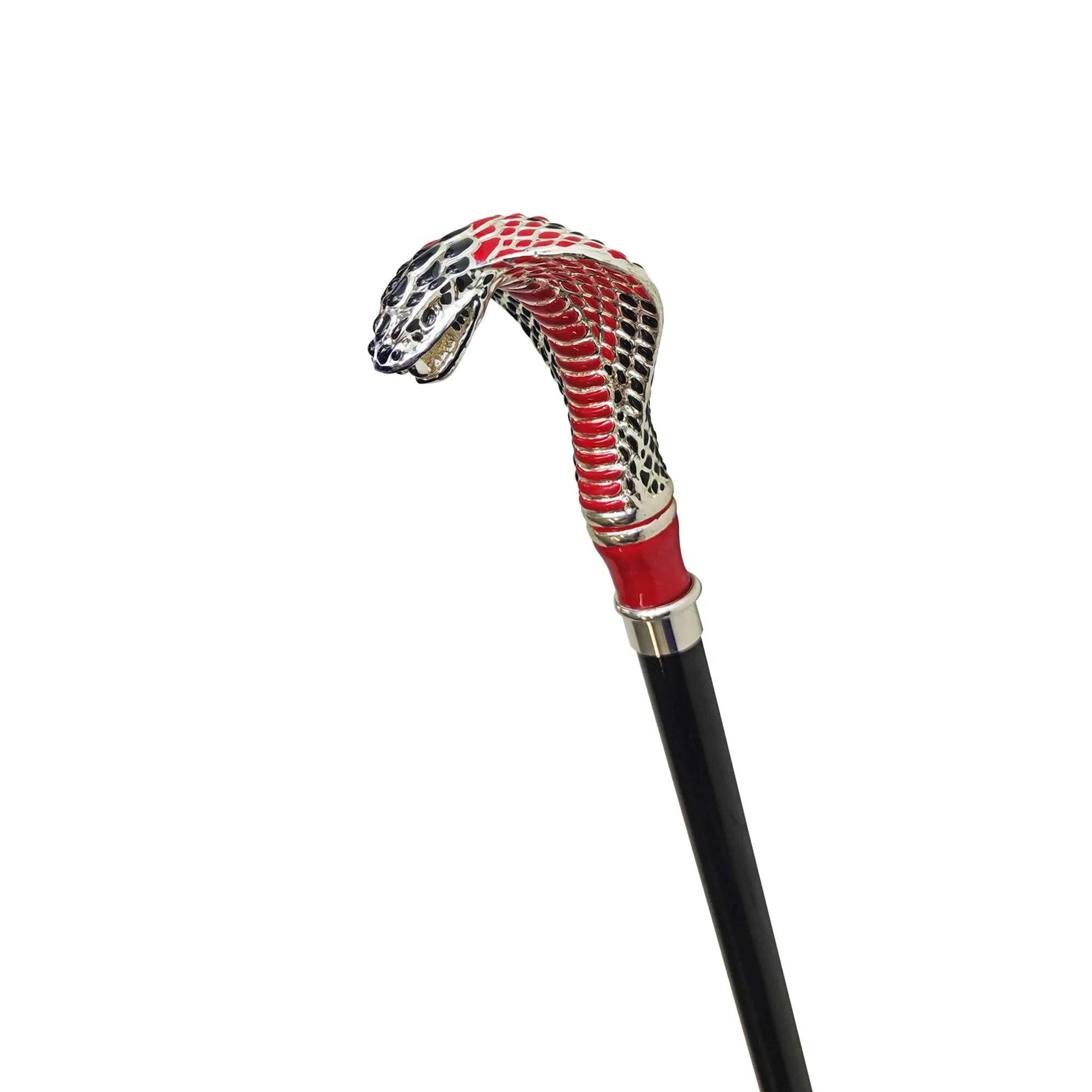 Hand enameled Cobra - 925 Silverplated