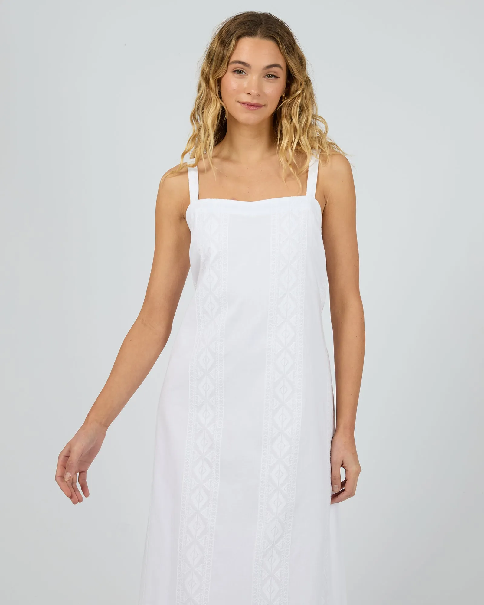 Nova Maxi Dress White