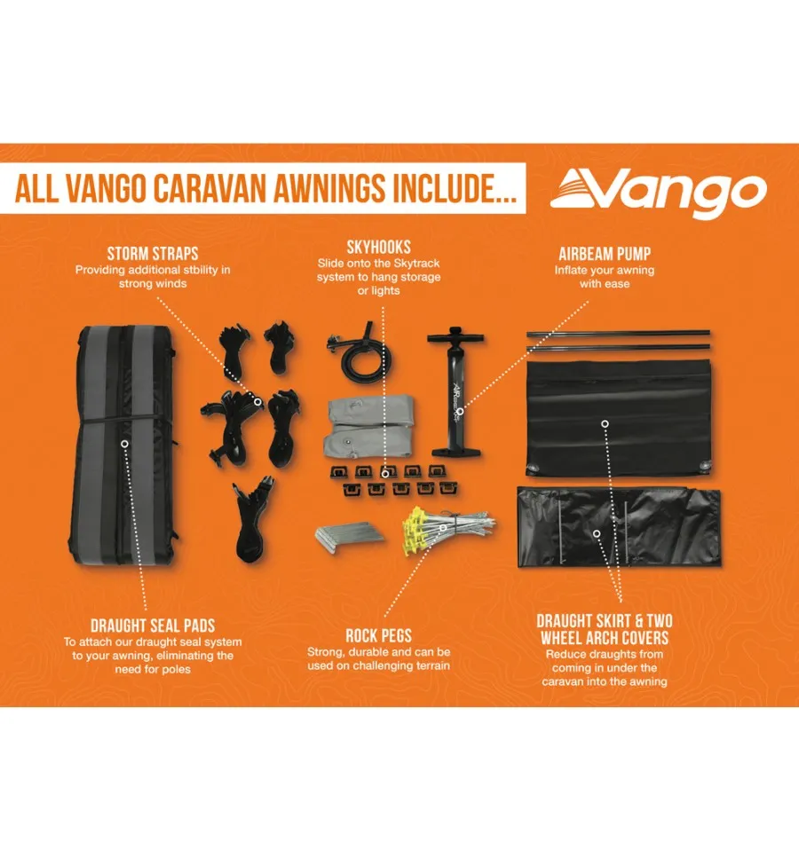 Vango Balletto Air 200 Caravan Awning Elements Shield